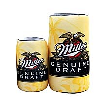 Игрушка валик Пивной бочонок 02 Miller мини Ап09пив07 19*11 см