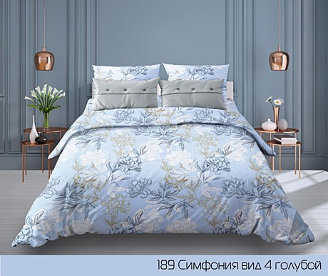 Простыня евро макси 220*240 бязь набивная Симфония 189/4  120 гр/кв.м. Чёскыд ун