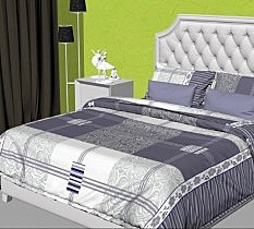 Наволочка 50*50 бязь набивная Генри 808/5 120 гр/кв.м. Чёскыд ун