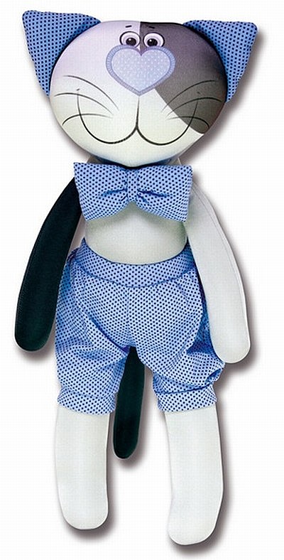 Игрушка Антистресс Кот Саша маленький  18аси49мив 40*18*10 см