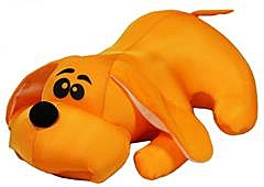 Игрушка Антистресс Собака Джой большая Оранжевая 10аси03ив-3  51*29 см
